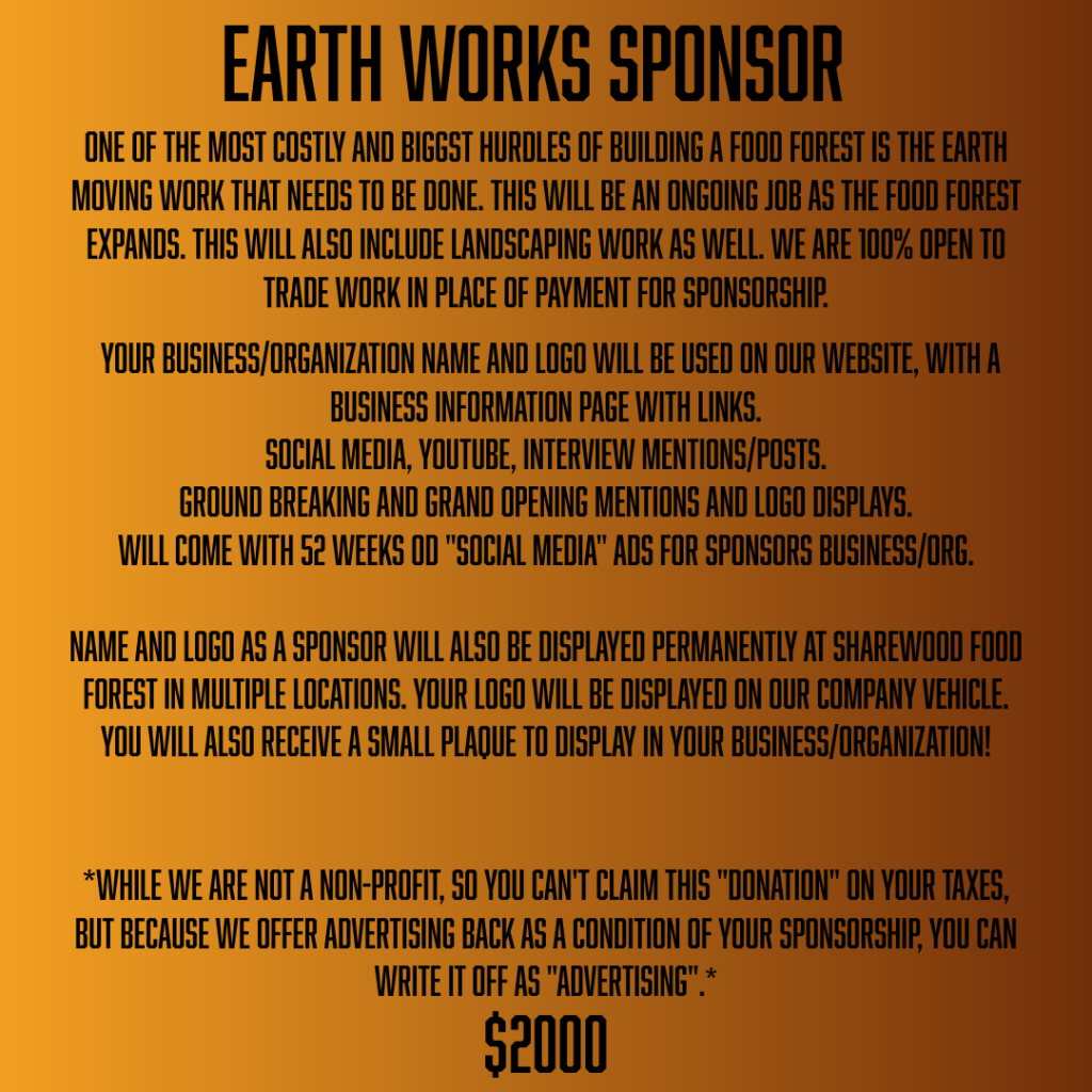 Earthworks sponsor 2000